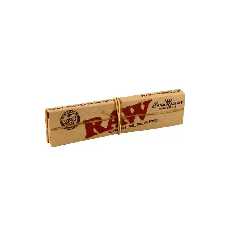 Papel + Tips Raw King Size Connoisseur Classic