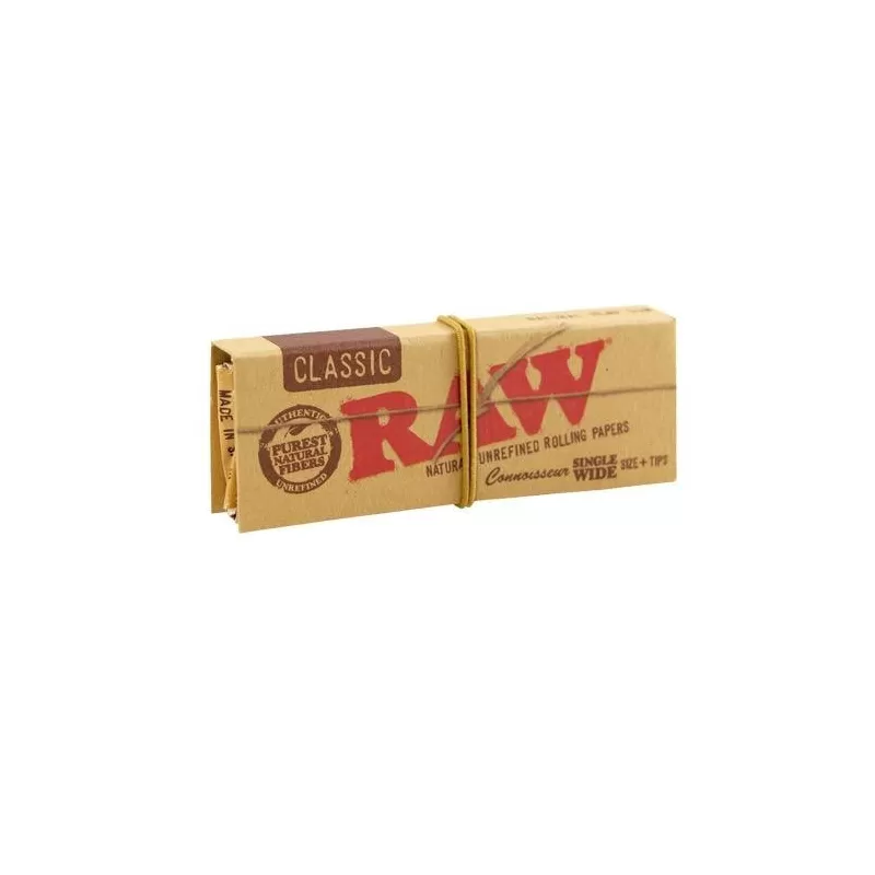 Raw Papel de liar 1 1/4 + filtros
