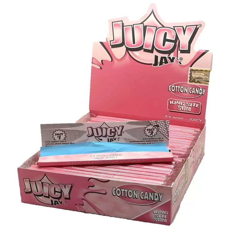 Papel Juicy Jays KS Sabor ALGODON DE AZUCAR
