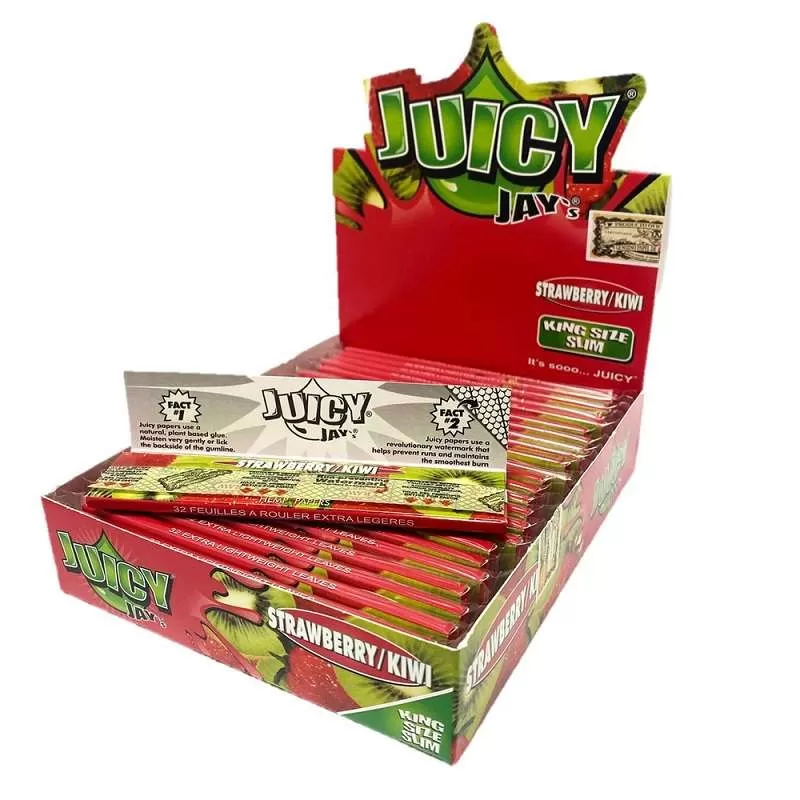 Papel Juicy Jays KS Sabor FRESA/KIWI