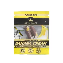 Filtros King Palm Sabor Banana Cream 2 unid