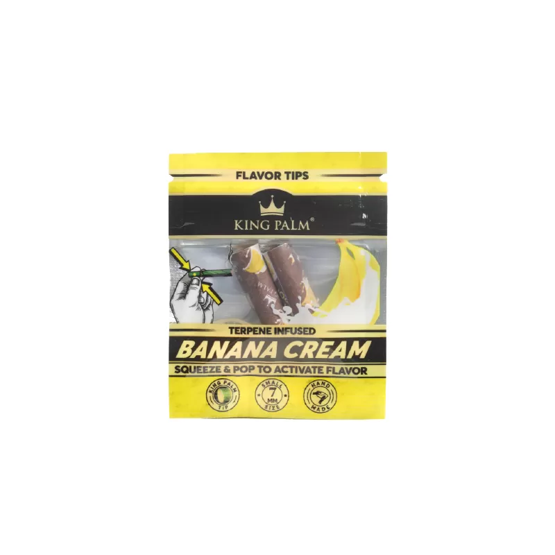 Filtros King Palm Sabor Banana Cream 2 unid