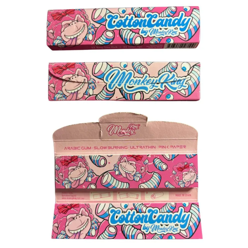 Papel + tips King Size 110mm olor cotton candy